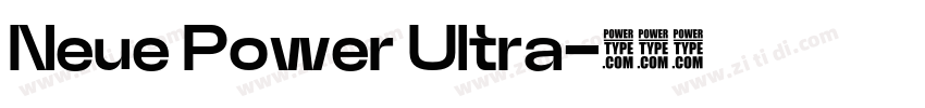 Neue Power Ultra字体转换 Neue Power Ultra字体转换
